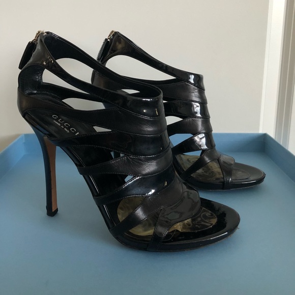 Sexy Gucci Stiletto cage sandals Size 38 - Picture 2 of 10
